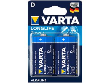 VARTA LONGLIFE Power D Batterie/ 2 Stück pro Packung